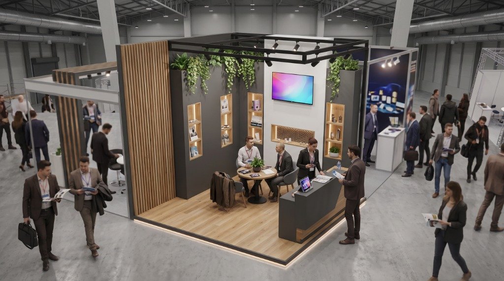 FAVORİ FUAR exhibition booth meeting and reception lounge