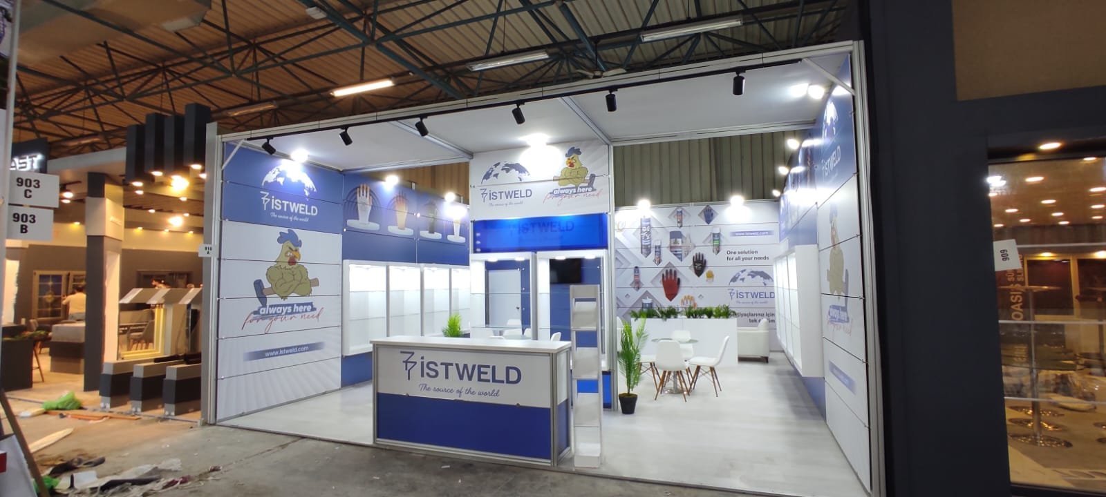 Exhibition stand installation photo 49